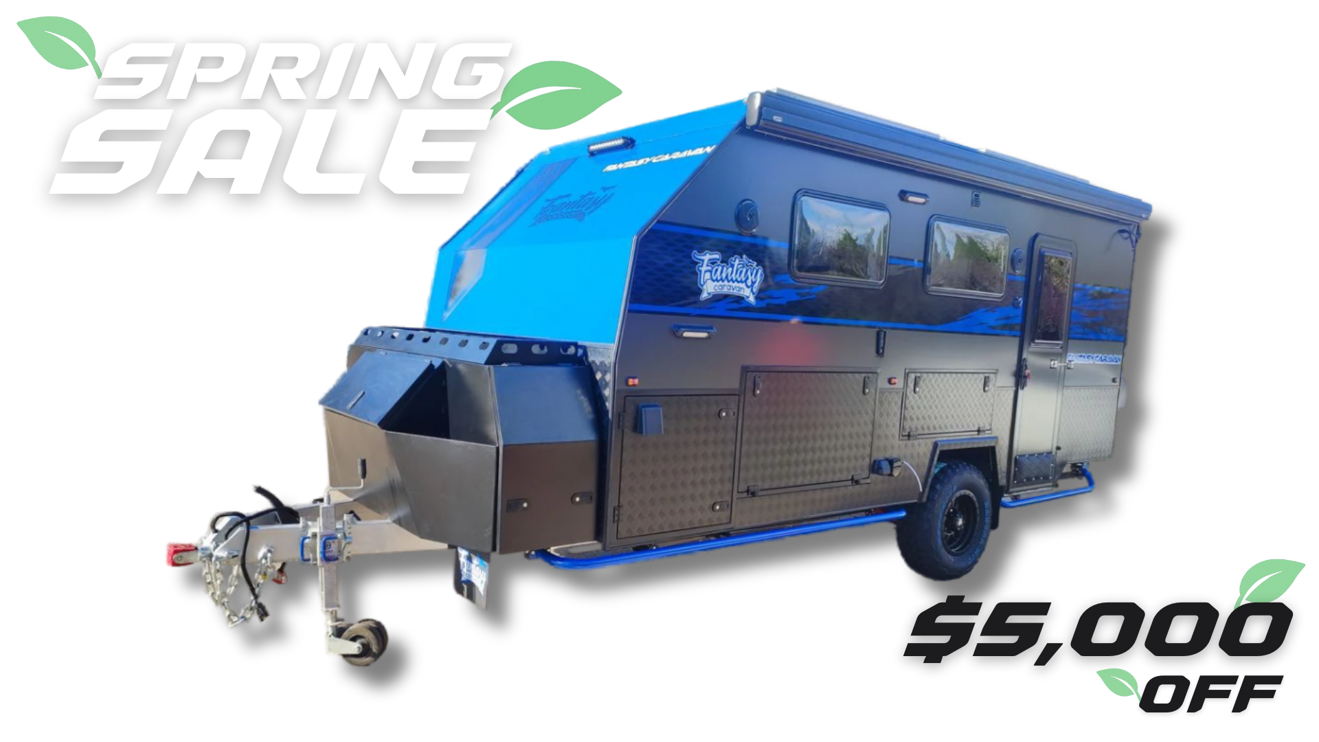 16 ft Hybrid Camper with Hard Top | Fantasy Caravan Fury 16D